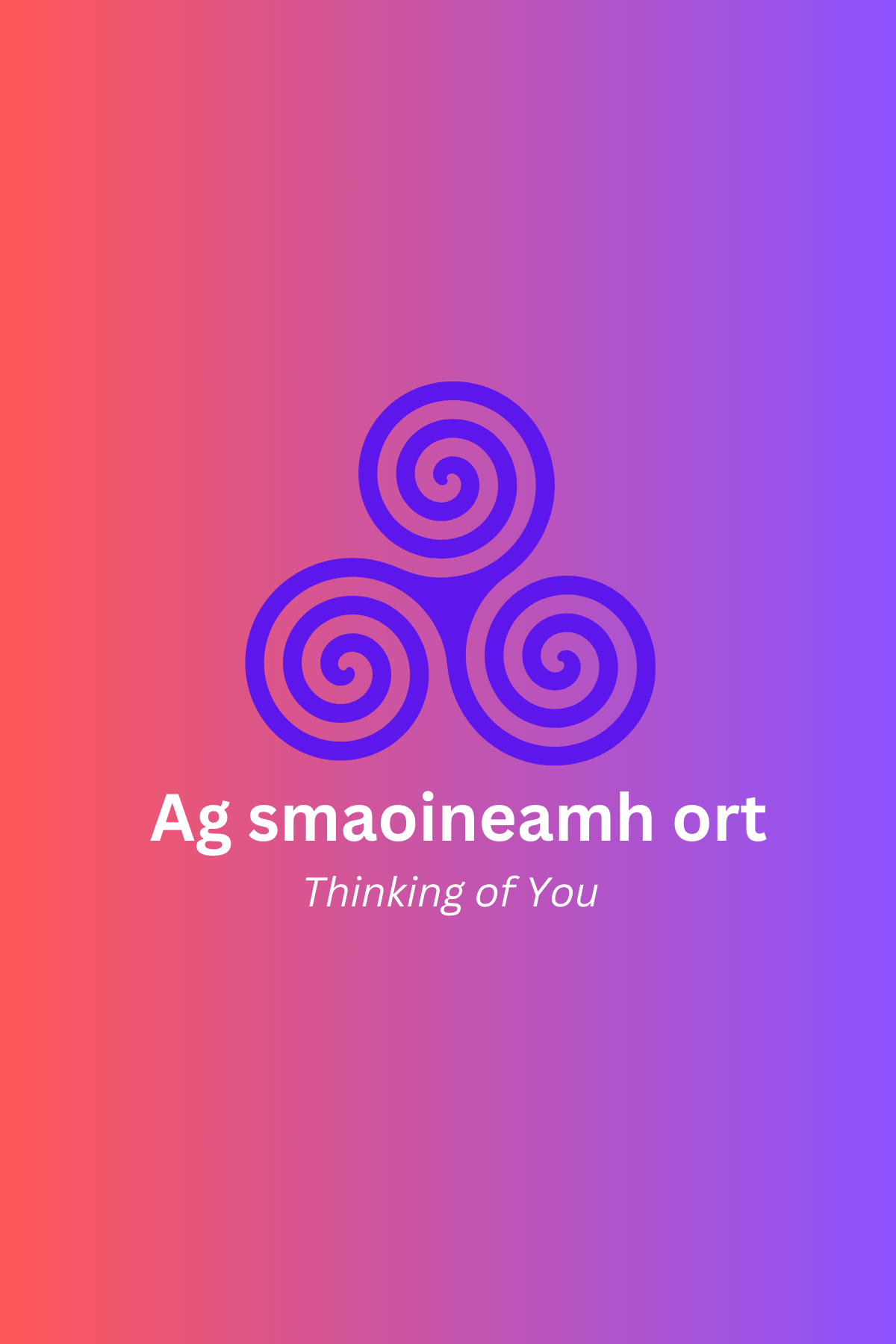 Celtic Colours Greeting Cards - Thinking of You