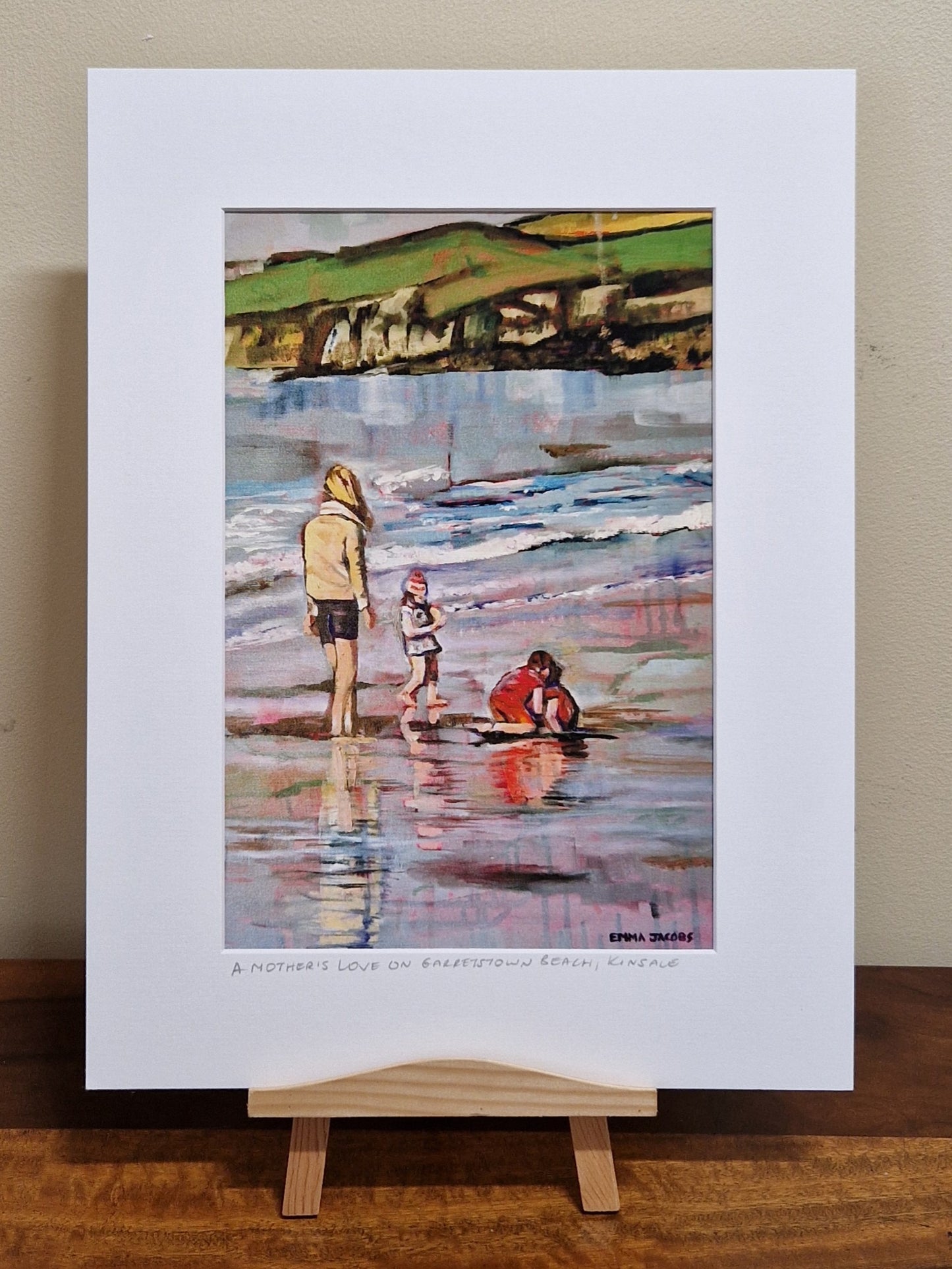 Emma Jacobs Artist - A Mothers Love on Garrettstown Beach, Kinsale