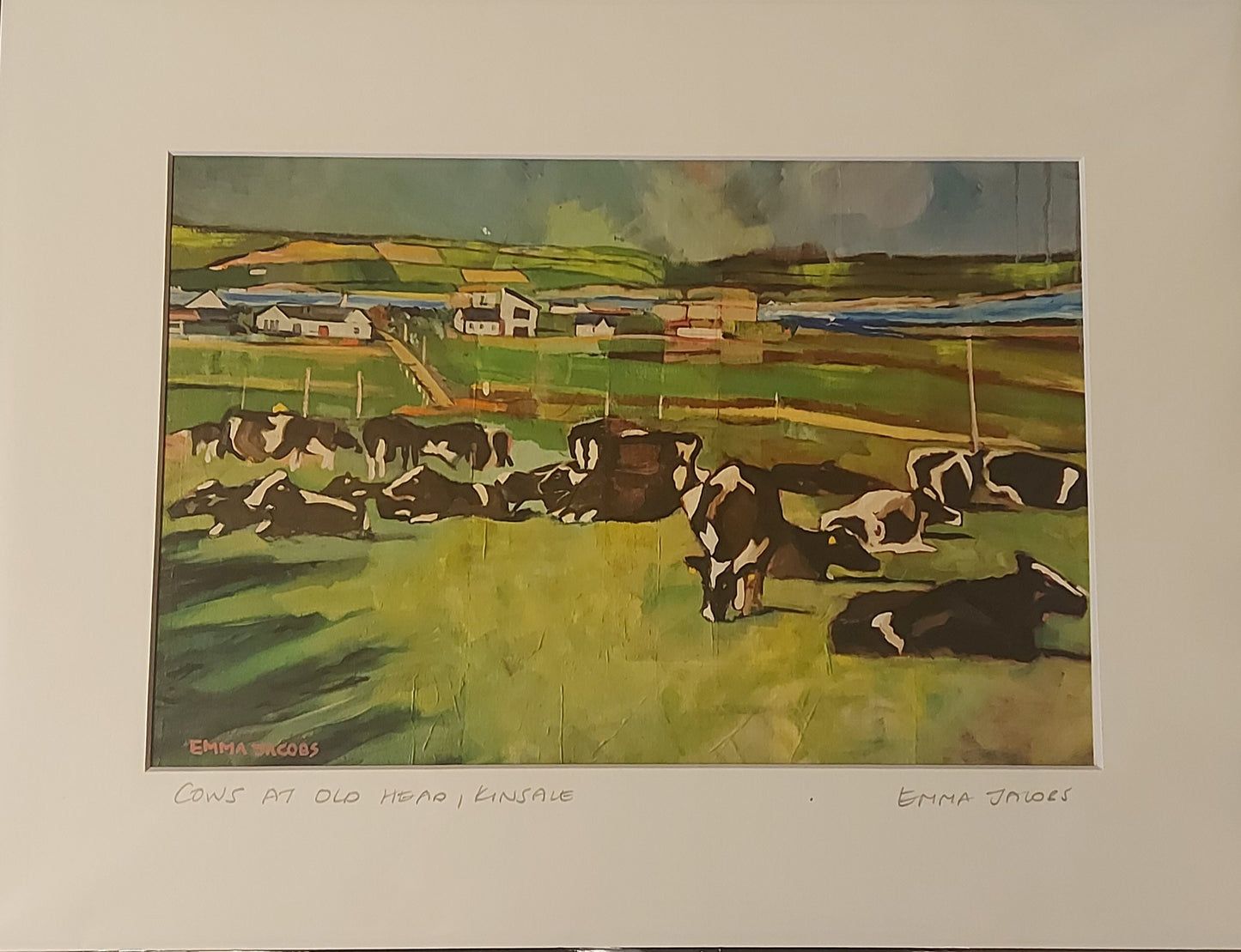 Emma Jacobs Artist - Cows in the Old Head, Kinsale