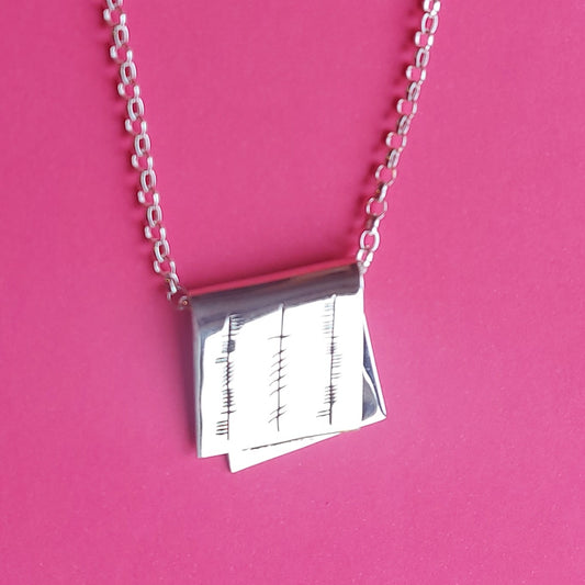 Croi Ogham Silver Pendant  - Love, Friendship and Loyalty