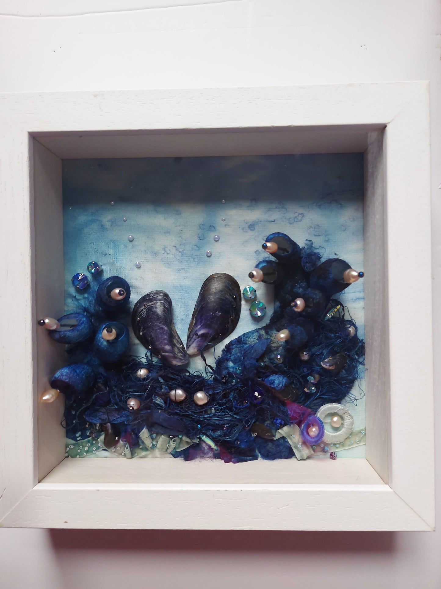 'Mussels in Blue' by Karima Rebecca Powell Artist