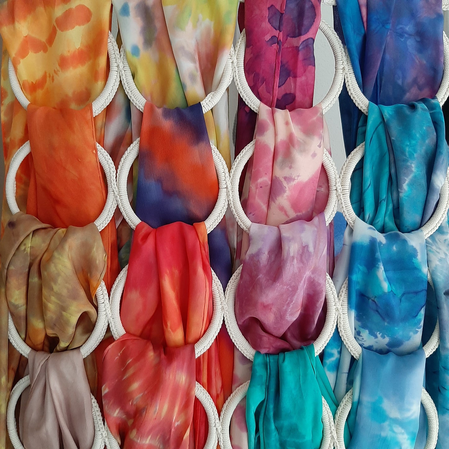 Rebecca Powell Hand Dyed Silk Scarf
